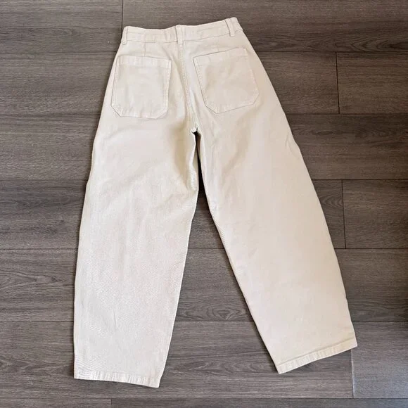 Everlane Utility Curve Pant in Birch, Size 4 - Picture 3 of 3